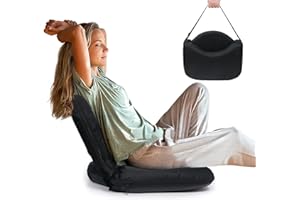 IDOTA [Upgraded] Compact Stadium Seats for Bleachers with Back Support and Cushion, Extra Wide Lightweight Stadium Chairs for Bleachers With Shoulder Strap, 6 Reclining Positions, for Sport Events Camping