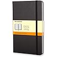 Moleskine Classic Notebook, Hard Cover, Large (5" x 8.25") Ruled/Lined, Black, 240 Pages