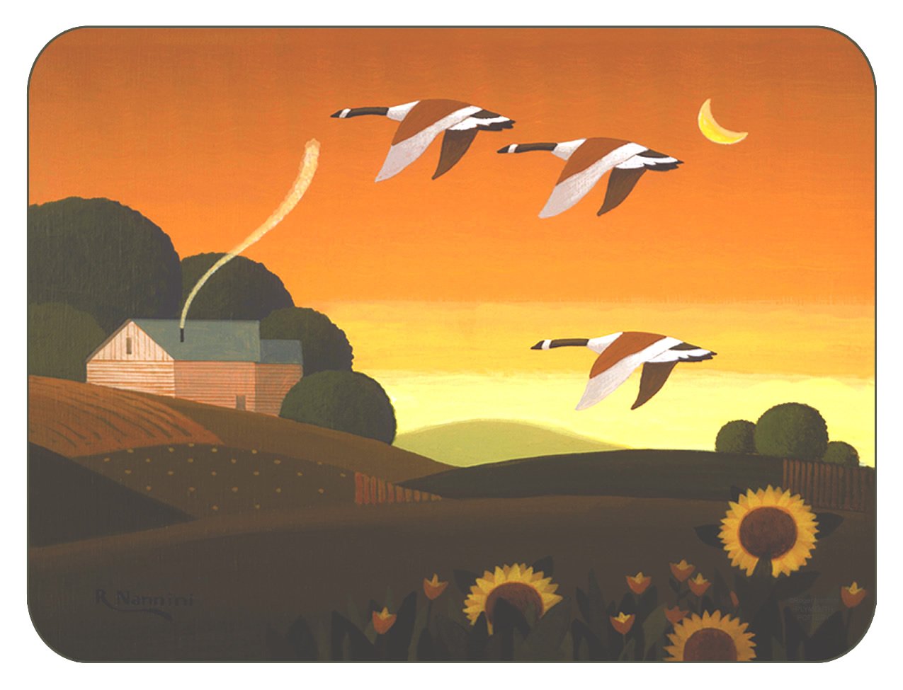 Plymouth Summer Gold Placemats - Set of 6