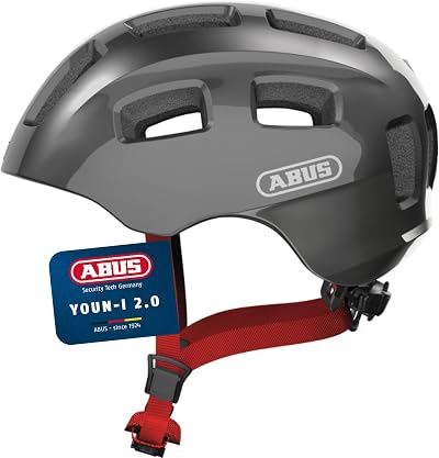 ABUS Youn-I 2.0 Bike Helmet with Light Unisex Kids Teen Adult