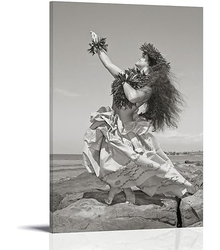 Amazon.com: Hawaiian Hula Dancer Girl Photography Vintage