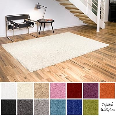 Amazon De Teppich Wolkchen Shaggy Teppich Flauschige Hochflor