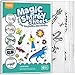 YGDZ Shrinky Films, 14pcs Clear Heat Shrink Plastic & 12pcs Traceable Shrinky Art Paper Sheets for Kids Boys Girls, DIY Keychain Charm Crafts Gift