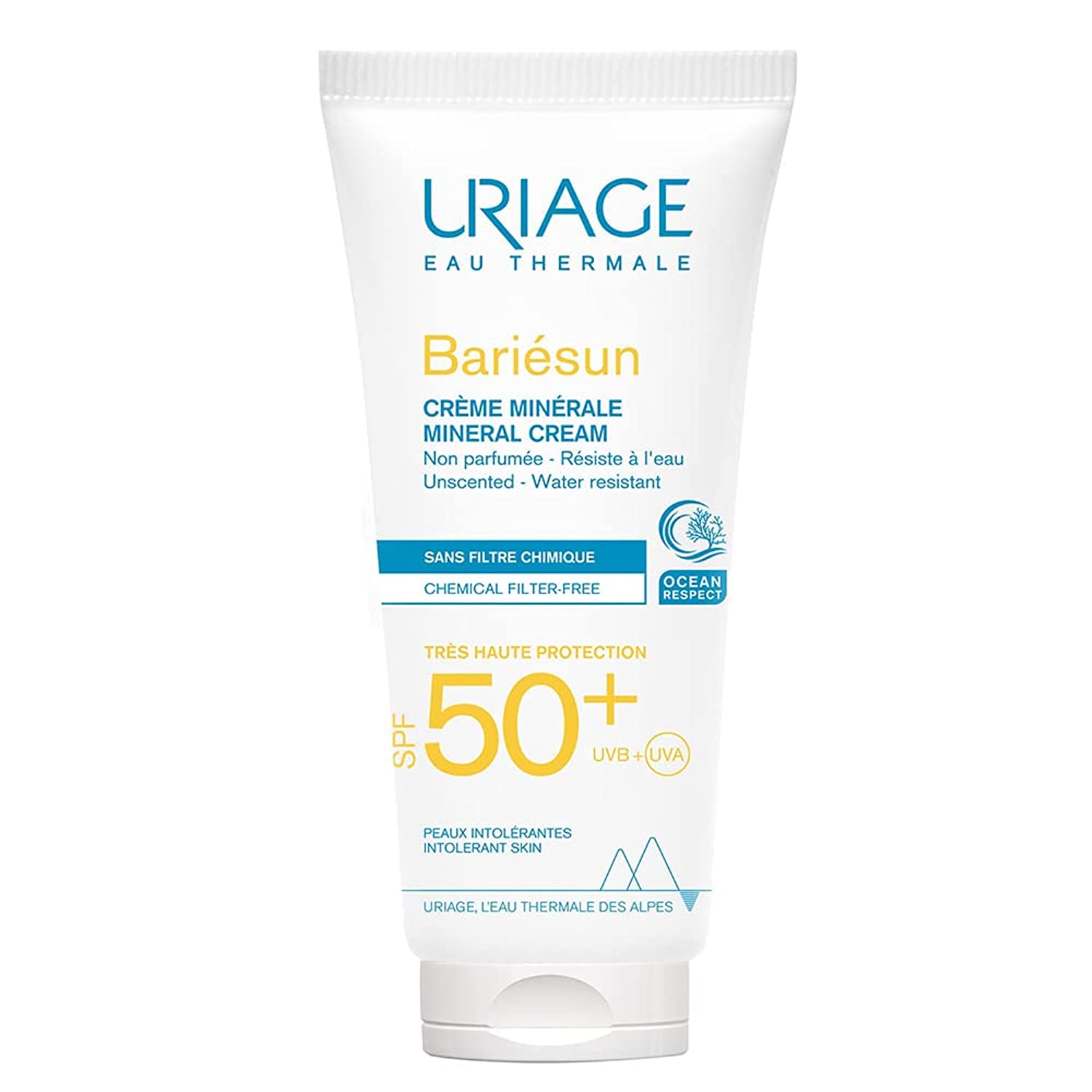 Uriage Bariesun Spf 50+ Very High Protection Mineral Cream, 100 ml (Pack of 1)