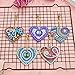 SuperDecor DIY Diamond Painting Keychain 5D Mosaic Making Full Drill Special Shape Diamond Painting Pendant for Art Craft Key Ring Phone Charm Bag Decor, Love Heart
