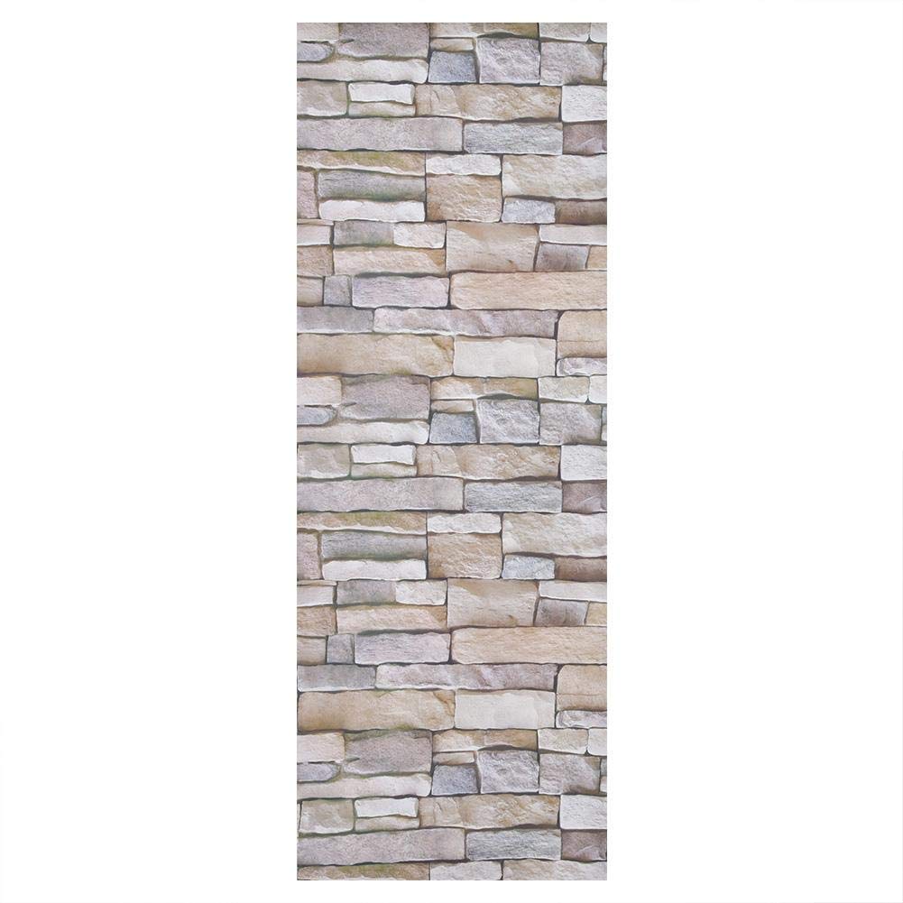 Fdit Waterproof Brick Self Adhesive Background Wall Sticker Living Room Bedroom Background Wall Paper