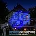 Poeland Star Laser Projector Christmas Light with LED Blue Nebula Cloud Starlight Suitable for Bedroom Decoration, Family Party, KTV, Dance Halls, Clubs, Bars, Kids Party, Dance Floor