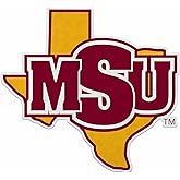 Rico Industries NCAA Midwestern State Mustangs Shape Cut Pennant - Home and Living Room Décor - Soft Felt EZ to Hang
