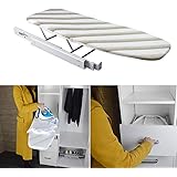 Emuca 8934612 Folding Ironing Board For Extractible Drawer White