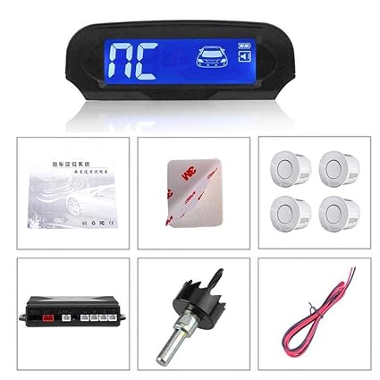 Amazon.com: Parking Assistant Detector Kit with 4 Sensors - Auto ...