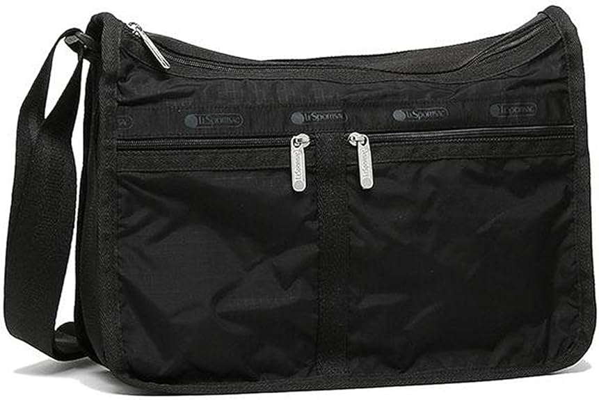Amazon [レスポートサック] LeSportsac 7507 DELUXE EVERYDAY デラックスエブリディ ショルダーバッグ 5982 レディース ブラック [並行輸入品