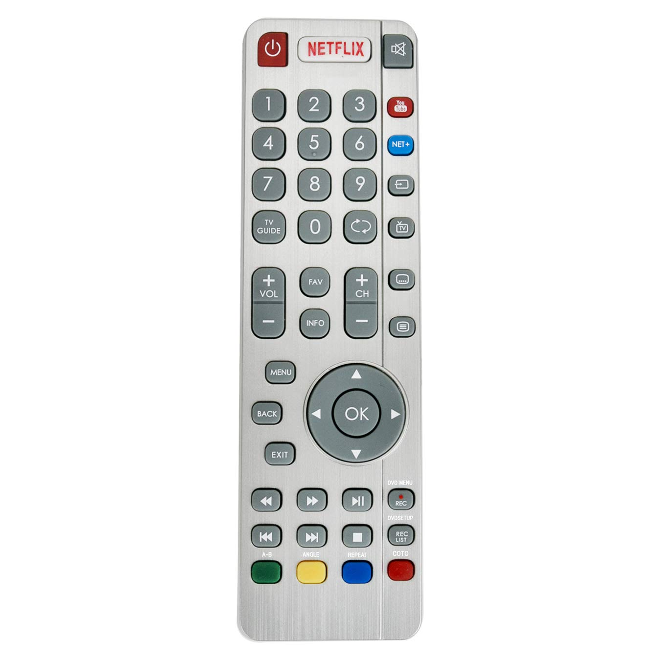 VINABTY SHW/RMC/0116 SHW/RMC/0117 SHWRMC0116 Sub SHWRMC0117 Replacement Remote Fit for LED TV LC-49CUG8052K LC49CUG8052K LC-43CUG8462KS LC-49CUG8461KS LC-55CUG8462KS LC-24DHG6131K LC-32CHG6241K
