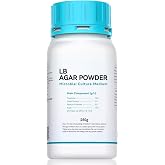 LB Agar Powder 250 Grams - Makes Over 350 to 500 Agar Petri Dishes - Easy to Use - Better Than Nutrient Agar Powder for Petri Dishes