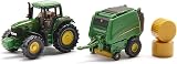 SIKU John Deere Tractor with Balers 1:87 Scale Super Series view 4