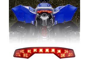 KICRY Motorcycle TailIight Assembly ATV Tail Light Compatible with Suzuki LT-R450 LTR 450 Quadsport LTR450 Replacement OEM 35710-45G00 (Red Lens)