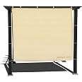 Alion Home Sichtschutz Mit Ösen – 2,4 X 1,5 M, HDPE, Für Terrasse, Balkon & Garten, Banha-Beige