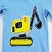 Frogwill Toddler Boys Excavator Long Sleeve Cartoon T Shirts 5t