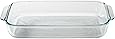 Pyrex Basics 3 Quart Glass Oblong Baking Dish, Clear 8.9 Inch X 13.2 Inch - 3 Qt