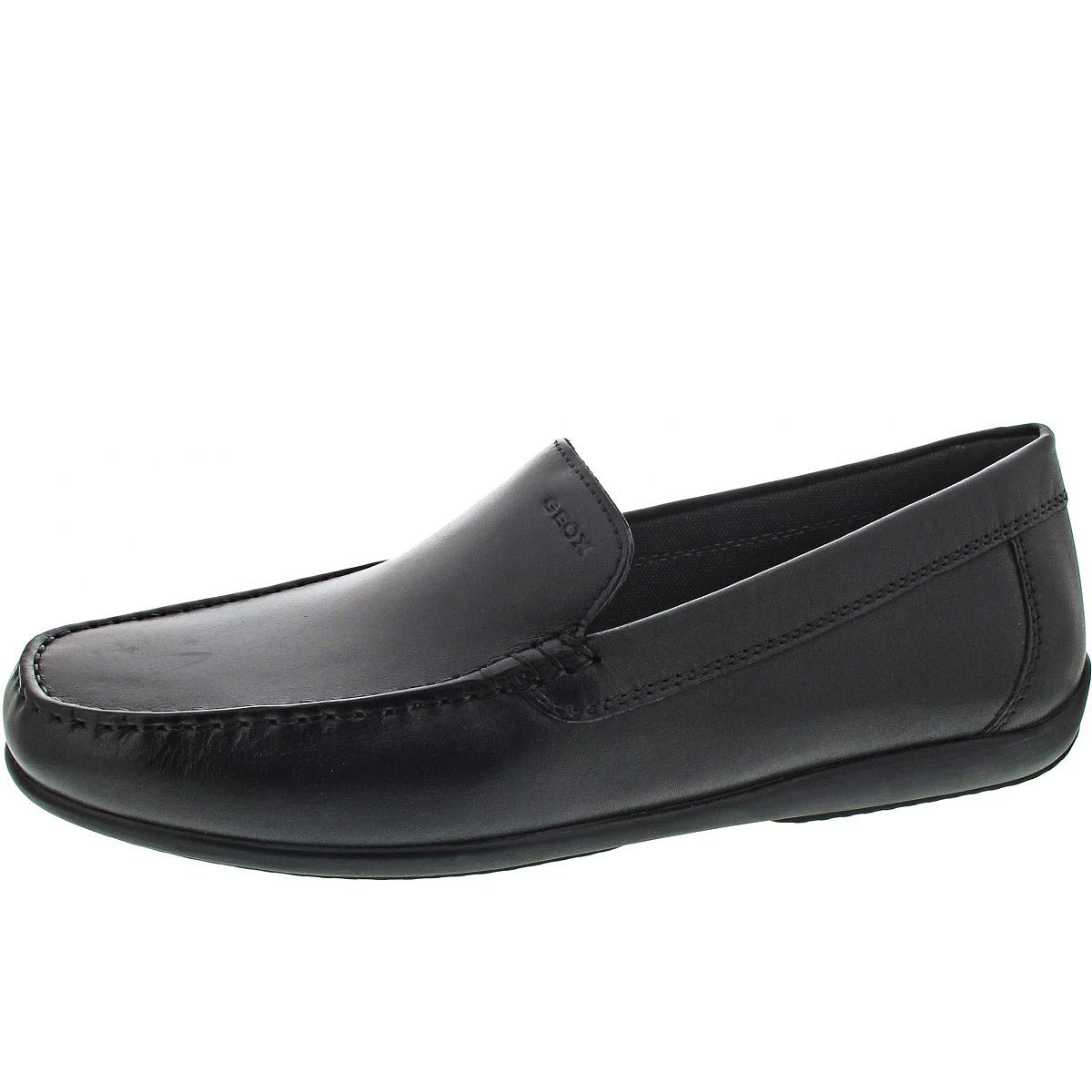 Buy Geox Men's Black Leather Loafers7 UK (41 EU) (8 US