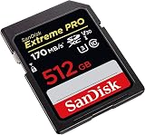 SanDisk Extreme PRO 512GB SDXC Memory Card UHS-1 U3 V30 170MB/s