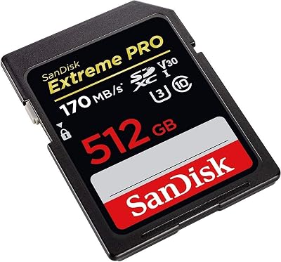 SanDisk Extreme PRO 512GB SDXC Memory Card UHS-1 U3 V30 170MB/s