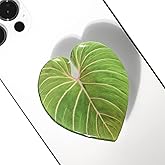 OnTheGrip Cute Acrylic Tropical Leaf Design Collapsible Expandible Mobile Phone Grip Stand Holder for Smartphone Tablet Cell Phone Accessory (Gloriosum)