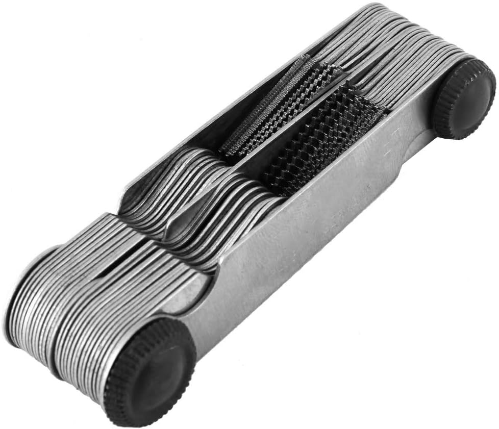 Center Gauges Thread Gauge, Fishtail Gauge Screw Gauge Set, for Measure Screw Pitch for Cutting Screw - Image 5