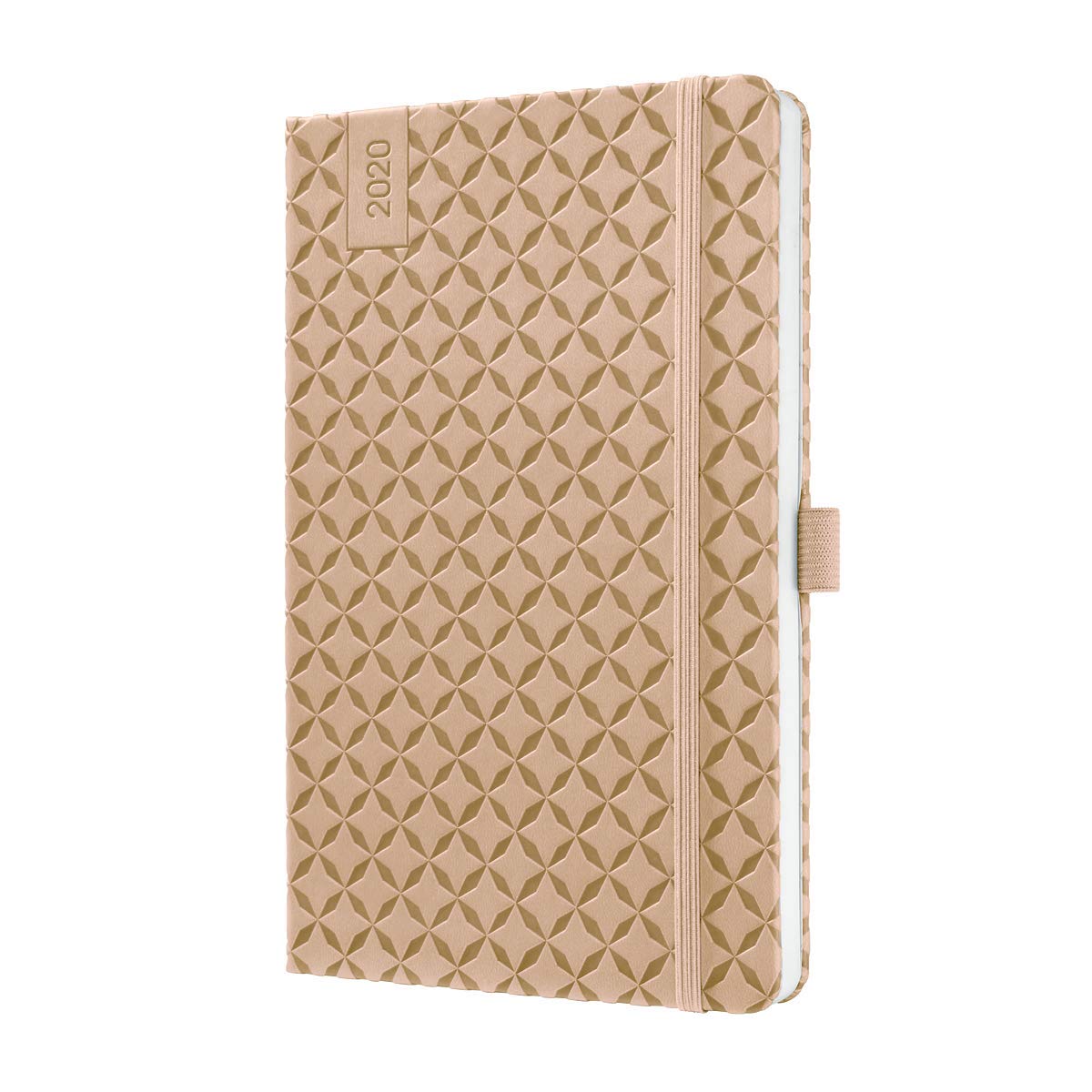 SIGEL J0109 Weekly diary 2020 Jolie, format approx. A5, hardcover, beige brown