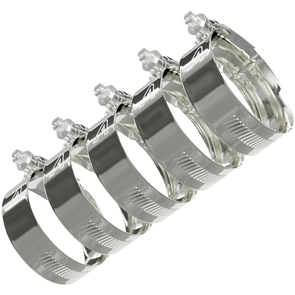 5 Pack - 90mm > 120mm Worm Drive Jubilee Type Hose Pipe Clips Zinc Plated โ image 1