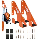 Chainsaw Holder -2 Pack- 180LB Heavy-Duty Alloy Steel Wall Mount Set, Chainsaw Accessories, Universal Fit for Stihl, Husqvarna, Echo Saws, Rust-Proof & Space-Saving Design (Garage, Workshop)