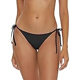 Becca Color Code Tie Side Bikini Bottom, Cheeky Coverage, Swimwear Separates for Women