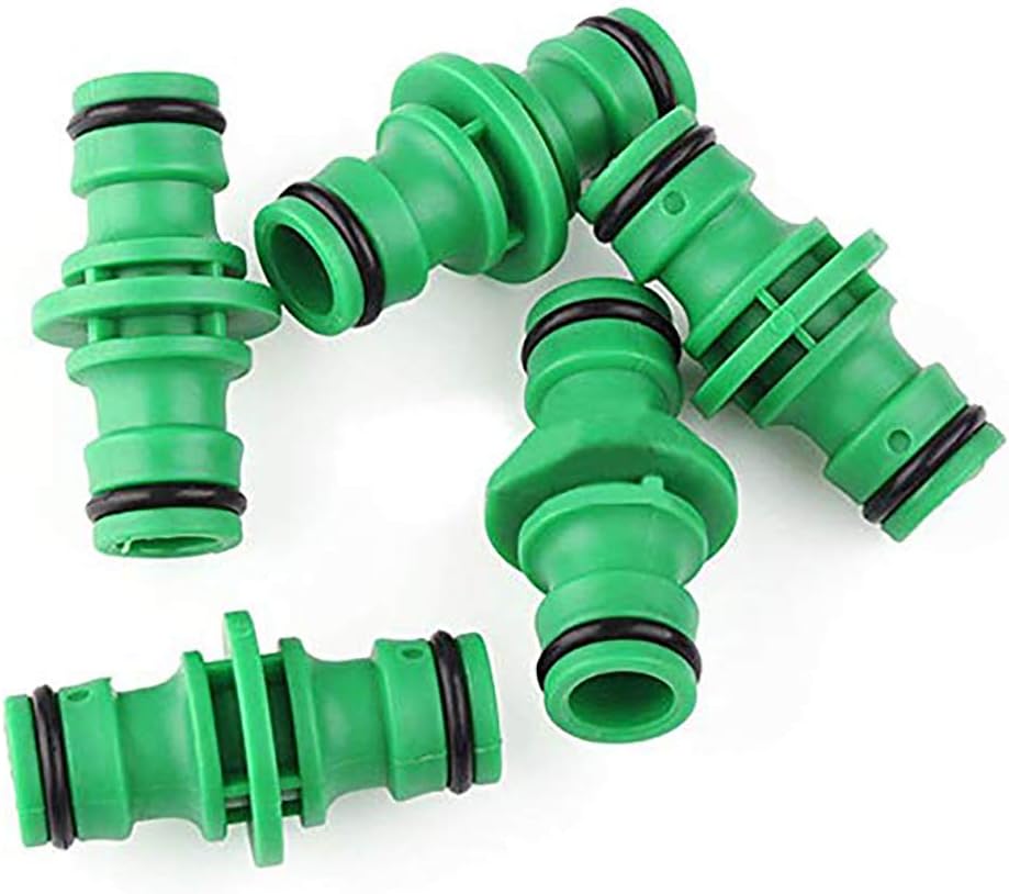 Sprießen 8 Pack Double Male Hose Connectors Extender,Quick Connector for Join Garden Hose Pipe Tube for Join Garden 1/2 Inch Hose Pipe Tube (Green) - Image 5