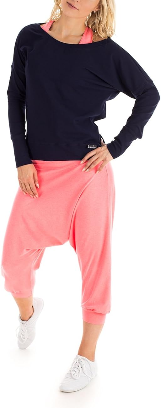 Winshape WBE7 Women's Harem Trousers Dance Fitness Recreational Sports Pink Neon Coral Size:M, Pink - Neon Coral - Image 5