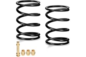 HIAORS Racing 18lb Valve Springs for Predator 212cc 196cc 224cc Non Hemi GX160 GX200 6.5hp OHV Clone Engine Coleman CT200U BT200X CT200U-EX Mini Bike Go Kart Performance Parts with Main Jet Kit