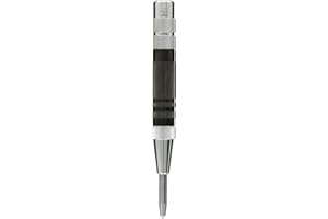 Fowler 52-500-290 Hardened Steel Super Heavy Duty Automatic Center Punch, 6" Length, 0.625" Diameter