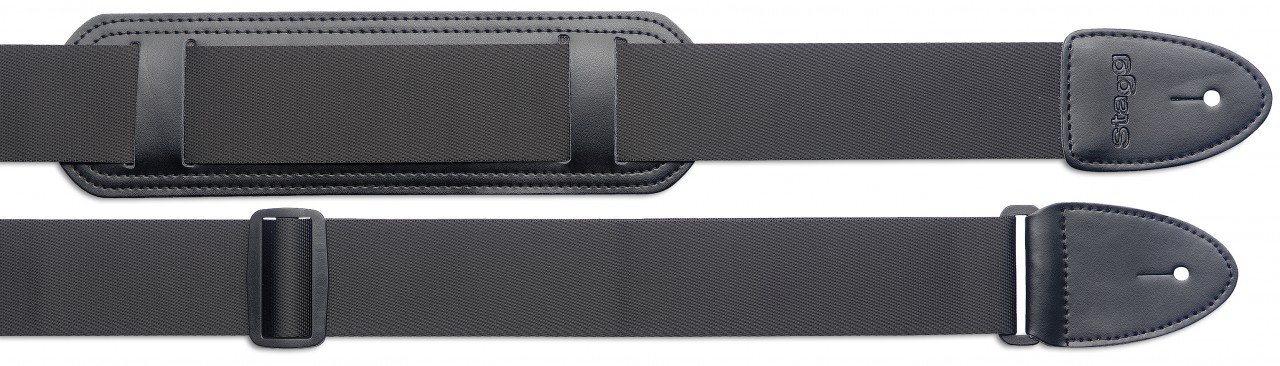 Stagg SN5SHP- Braided Guitar Strap with Shoulder Pad