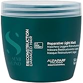 ALFAPARF MILANO Semi di Lino Reconstruction Bond Repair Hair Mask for Damaged Hair - Recommended for Fine Hair – Hair Repair Mask - Restructures - Color Safe - Deep Conditioner - Vegan (17.2 oz)
