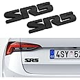 Lyxheth 3D SR5 Metal Emblem, Tailgate Emblems, Car Side Fender Rear Tailgate Decal, Universal Car Decor Accessories Fender Trunk Decorative Badge Stickers for Vehicle Exterior (SR5 Black, 2PCS)