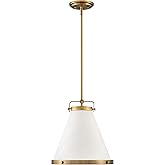 Hinkley Lexi Single Light Pendant - Off-White Textured Fabric Shade, Transitional, Includes (1) 6" & (2) 12" Down Rods - Lacq