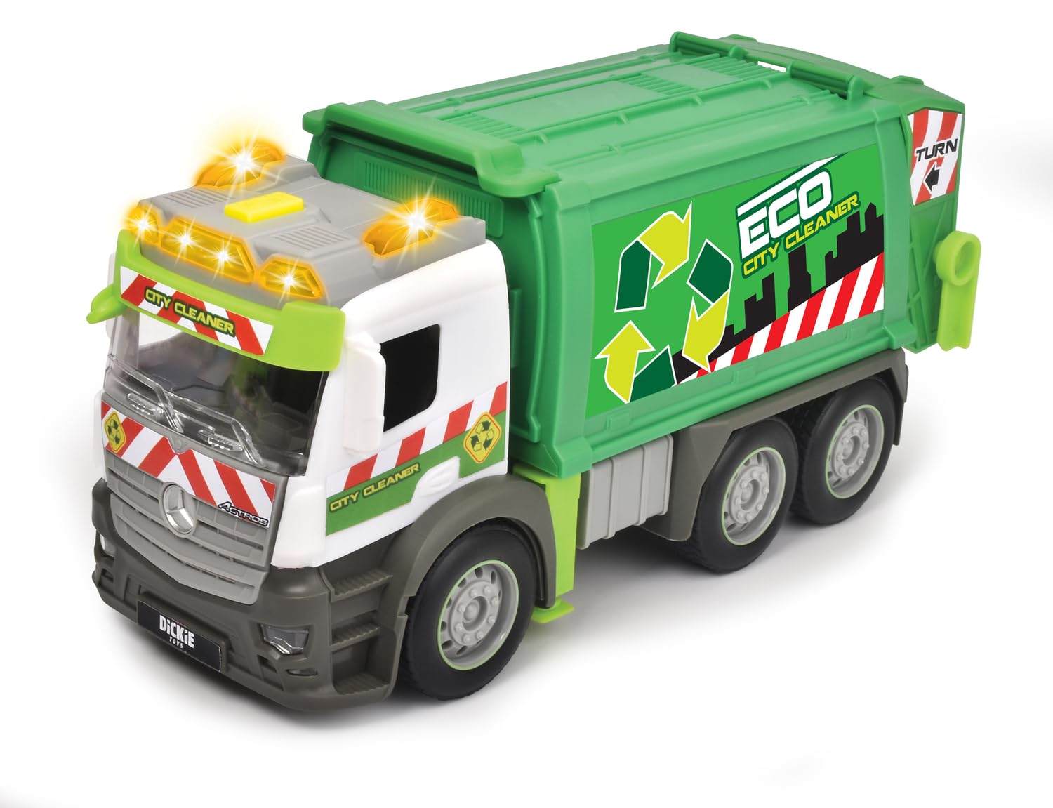 Majorette 203745015 Action Truck - Recycling 26 cm, One Size