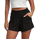 Spyder Womens Athletic Shorts - Lightweight Stretch Woven Pull On Running Shorts for Women with Built in Liner