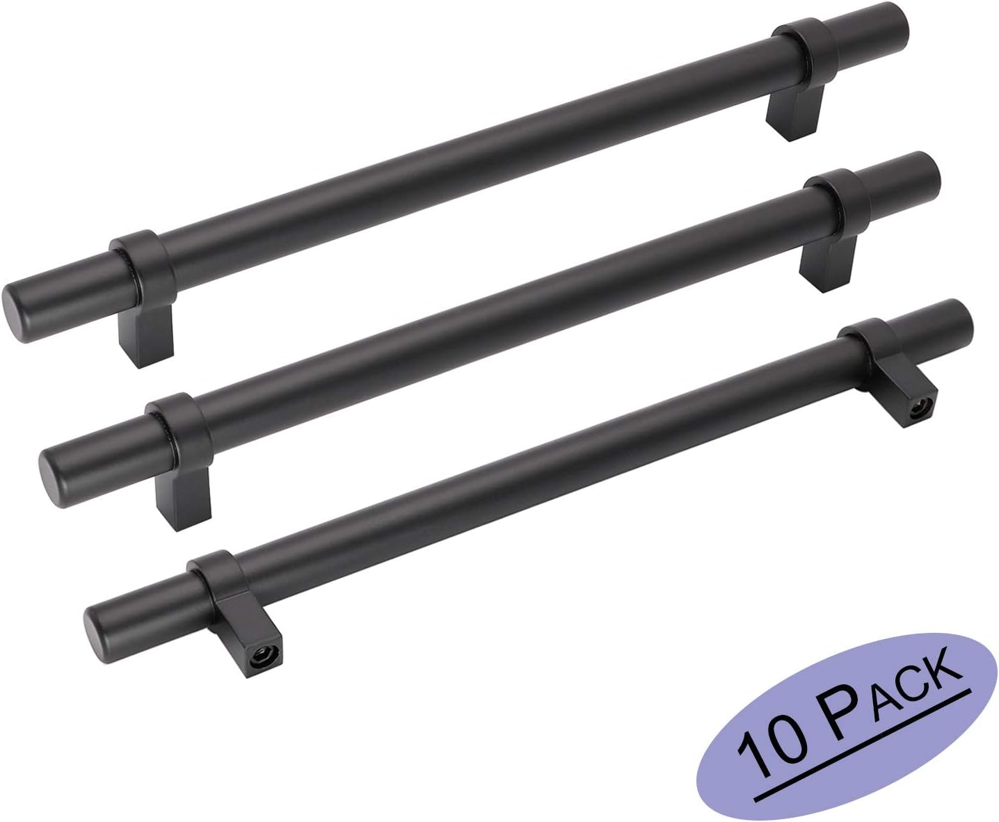 Best round t bar black nickel cabinet pulls