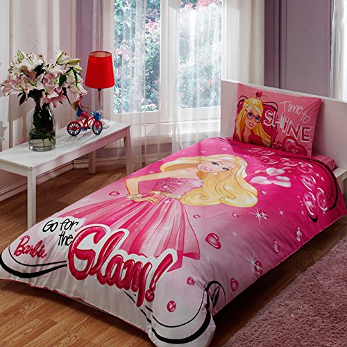 barbie twin bedding