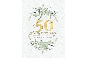 Our 50th Anniversary: Golden Wedding Guest Book