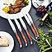 Laguiole By FlyingColors Laguiole Steak Knife Set Stainless Steel Wood Handle,8 Pieces.