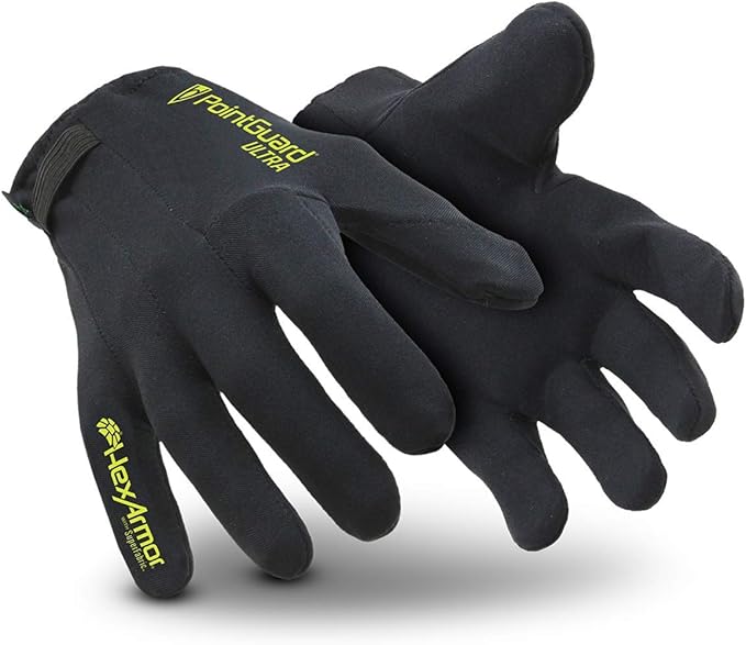 HexArmor PointGuard Ultra 6044 Thin Police Search Gloves with Needle