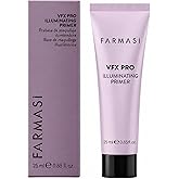 Farmasi VFX Pro Illuminating Primer, Radiant Glow Face Base, Vitamin E | Lightweight Texture, Iridescent Pigments, Smooth Application, Fresh-Looking Skin, Helps Extend Wear, Seamless Makeup Prep