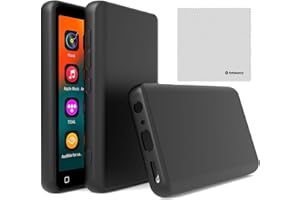Mp3 Player Case for innioasis G1 G3 4.0 inch, Fotosuncy Slim Fit Soft TPU Matte Cover with Cleaning Cloth Black