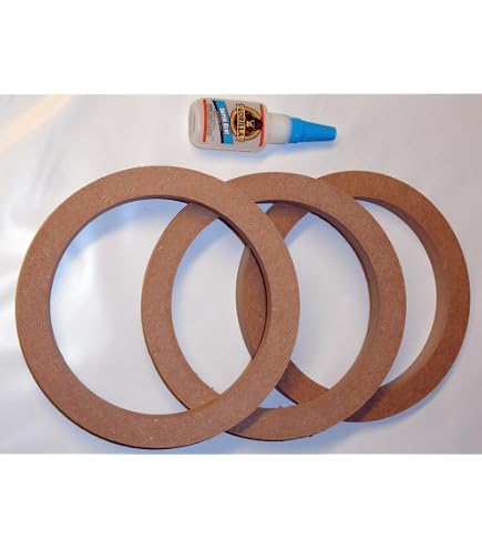 10 Subwoofer Speaker Depth Extender Extending Ring - 1 thick - ID: 9