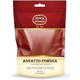 Spicy World Annatto Powder 7 Oz Bag - Premium Ground Annatto Seed and Achiote Powder for Vibrant Dishes - Latin American Flav